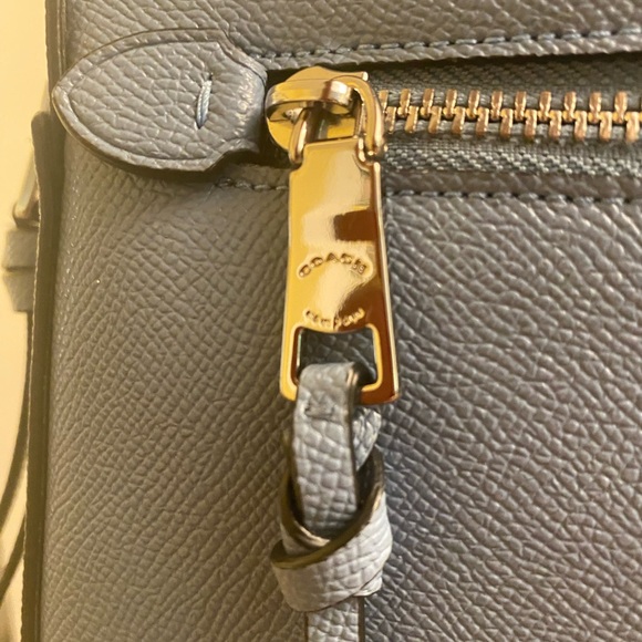 COACH JORDYN BACKPACK CROSSGRAIN Light Blue SOLD‼️ - Picture 6 of 15